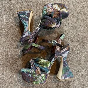 Tapestry Heels